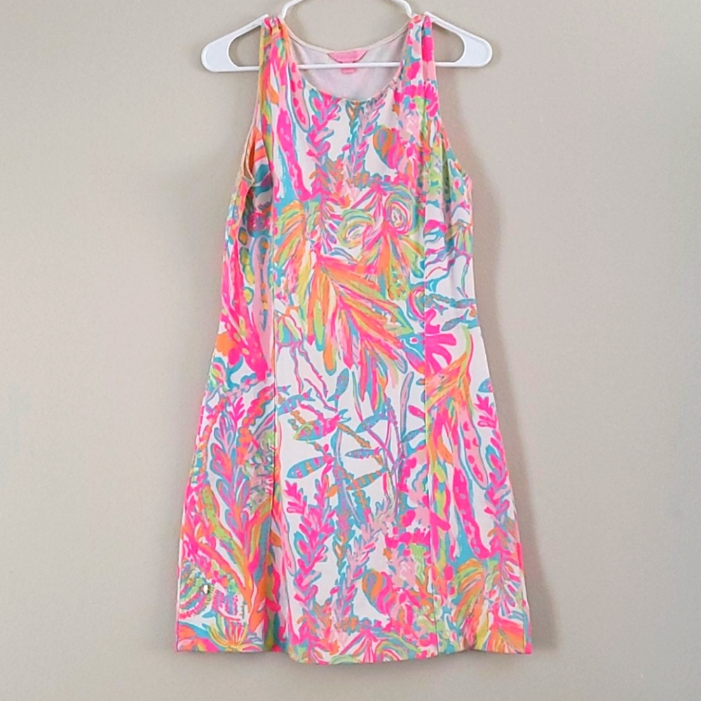 Lilly Pulitzer rainbow colorful casual dress